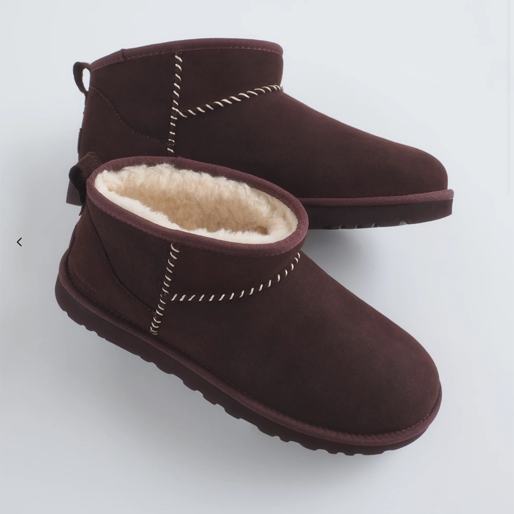 Ugg x Madhappy Ultra Mini Boots - Chocolate - Size 8